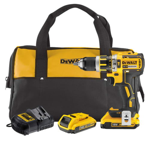 DEWALT DCD795D2W WOGB 18V XR 2 x 2.0Ah Cordless Brushless Combi Drill Wickes