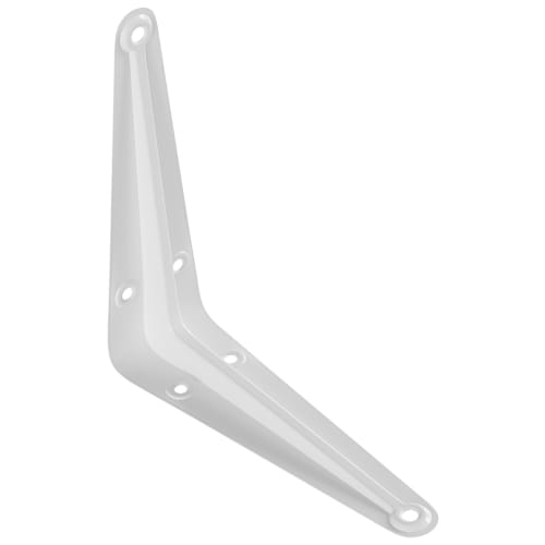 Altro Twin Slot Shelving Kit - 2 x 500mm Shelf Wall Uprights & 4 x 270mm Shelf Brackets - White