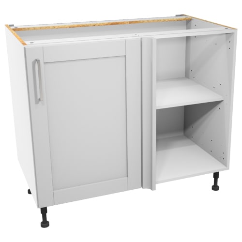Wickes Ohio Grey Shaker Corner Base Unit 1000mm