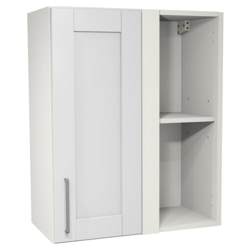 White shaker corner cabinet outlet