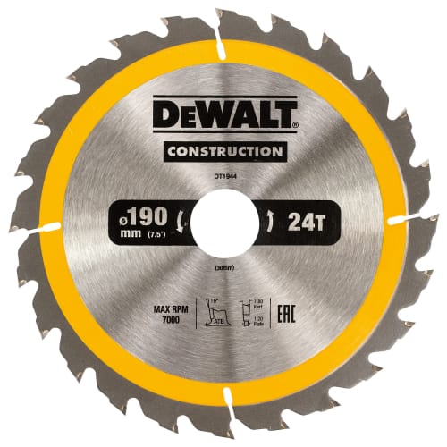 Dewalt 190mm blade 2025