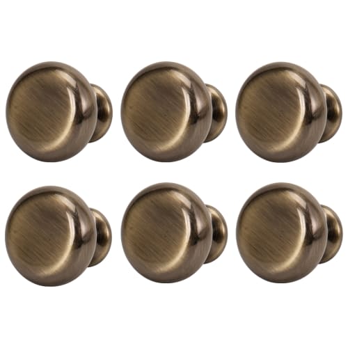 Cabinet Knobs, Cabinet Hardware, Antique Brass