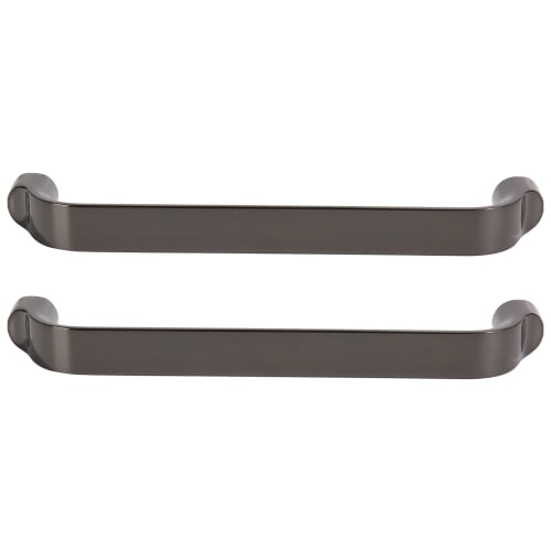 Straight Cabinet Handle Black Nickel 140mm - Pack of 2