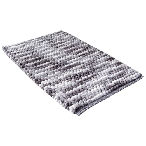 White bathroom mats top