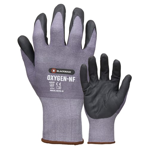 Blackrock Engineer's Grey Gripper Gloves - Size L/9 | Wickes.co.uk
