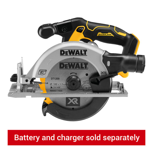 DEWALT DCS565N XJ 18V XR Brushless 165mm Cordless Circular Saw Bare Wickes