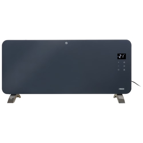 Princess Smart Glass Panel Heater 2000W Grey | Wickes.co.uk