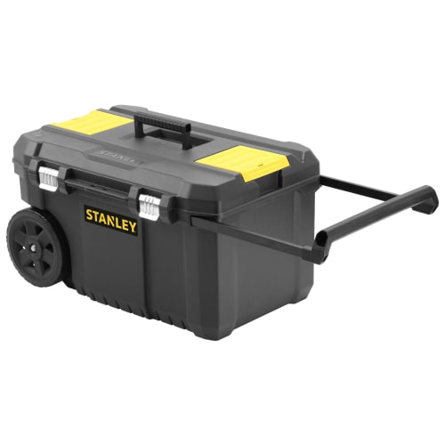 Stanley plastic tool box deals on wheels