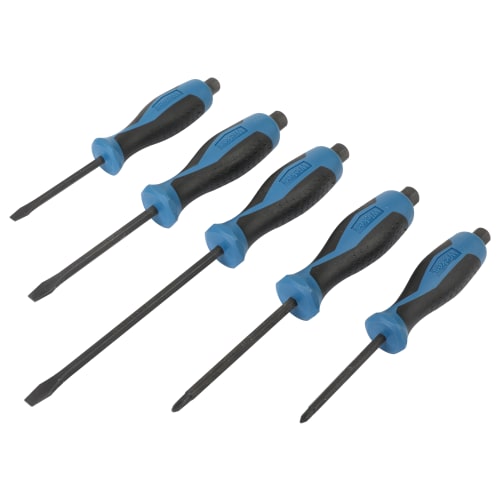 Wickes 5 Piece Chisel Top Screwdriver Set
