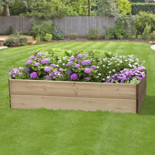Rectangular Flower Beds Caledonian Rectangular Raised Bed 90 X 180cm
