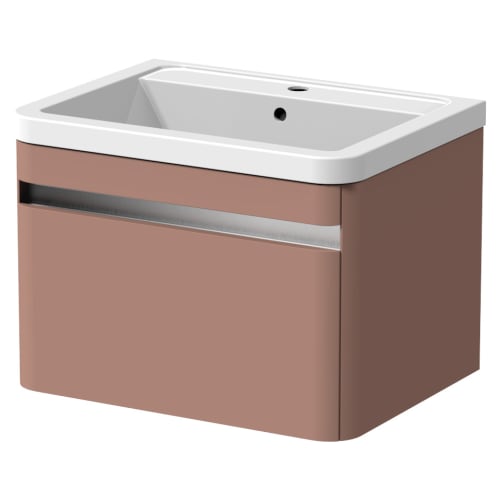 Wickes Radli Antique Rose Vanity Unit Basin 600 x 390mm Wickes
