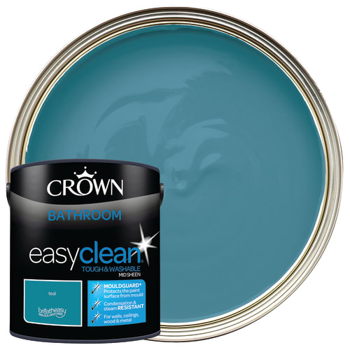 Crown Easyclean Bathroom Emulsion | With MOULDGUARD