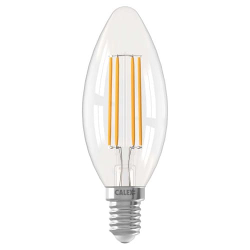 Calex Smart Clear Filament E14 4.9W Dimmable Candle Light Bulb