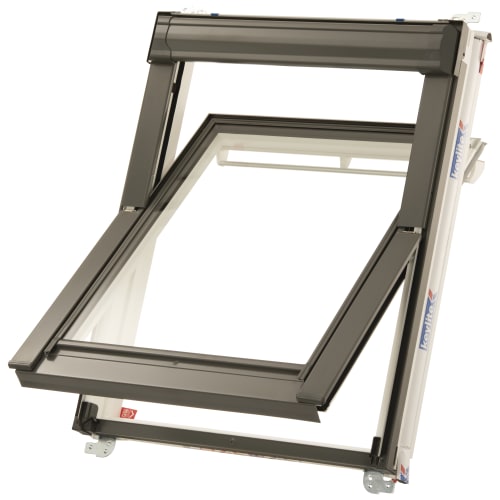 【CALEE】WEST POINT SWINGTOP Keylite WCP 06 HT White Painted Centre Pivot Hi-Therm Roof Window