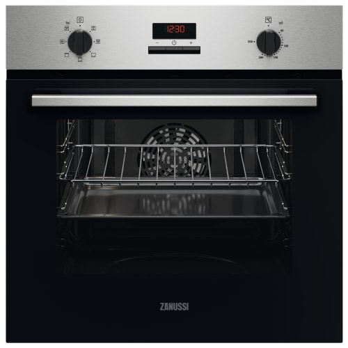 Zanussi ZOHTC2X2 Multi Function Single Oven Silver Wickes