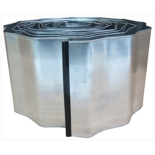 Apollo Galvanised Lawn Edging Roll 5m Wickes