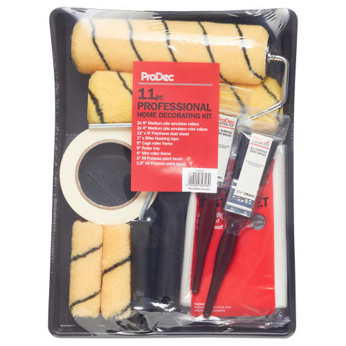 ProDec Home Decorating Paint Roller Kit - 11 Pieces | Wickes.co.uk