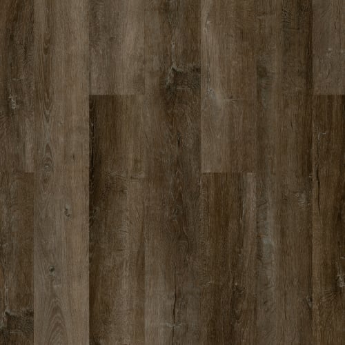 Turner Rich Walnut Brown SPC Flooring with Integrated Underlay