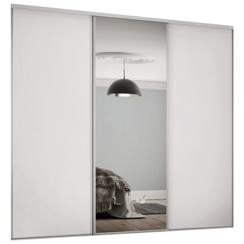 Grey glass sliding wardrobe doors cheap