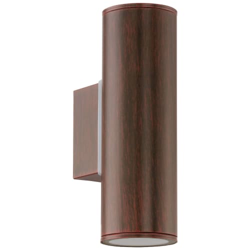 Bronze up store down wall light