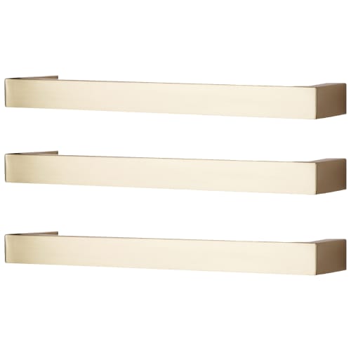 Brushed brass electric towel hotsell rail