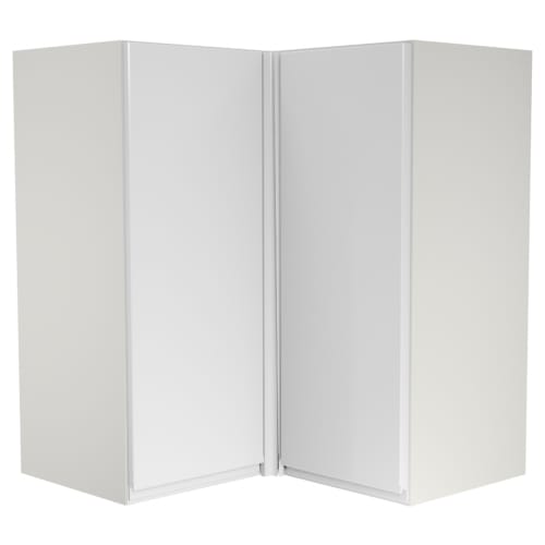 L shaped discount wall unit