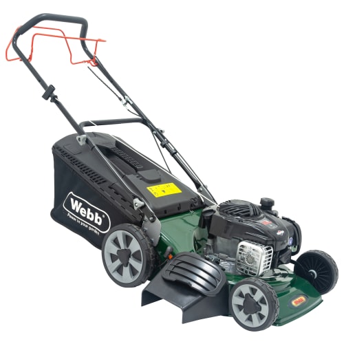 Large self propelled petrol lawn mower deals
