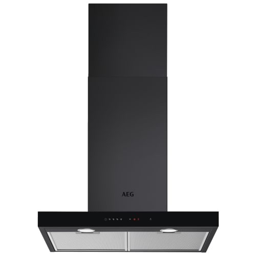 AEG DBE5681HR 60cm T Box Chimney Hood Matt Black Wickes