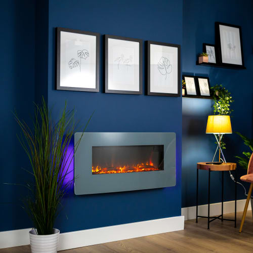 Focal Point Pasadena Grey LED Electric Fire