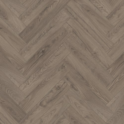 Plumley Grey Oak Herringbone 8mm Laminate Flooring 0.87m2