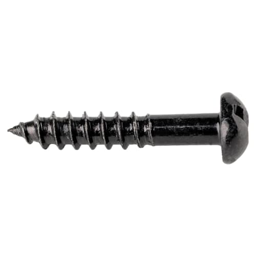 Wickes Black Japanned Wood Screws 3.5 x 20mm Pack of 25