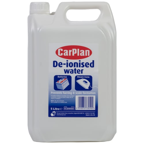 CarPlan DIW005 De-Ionised Water - 5L