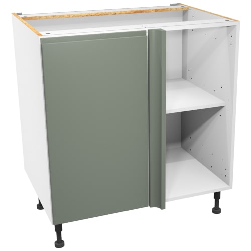 Wickes Madison Reed Green Corner Base Unit 800mm