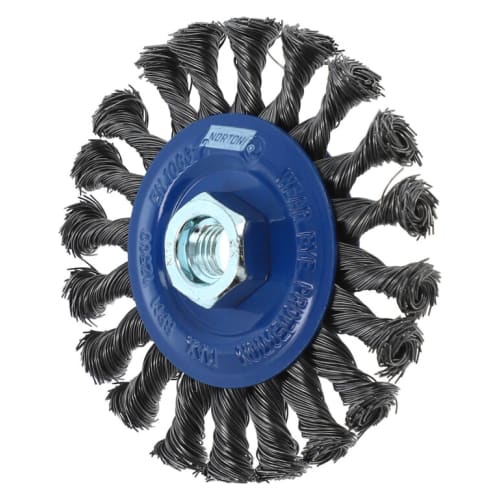 Norton Expert Twisted Knotted Steel Wire Stripping Wheel 115mm