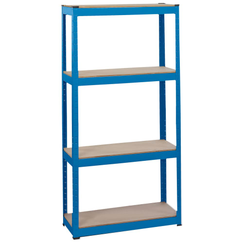 4 shelf best sale steel shelving unit
