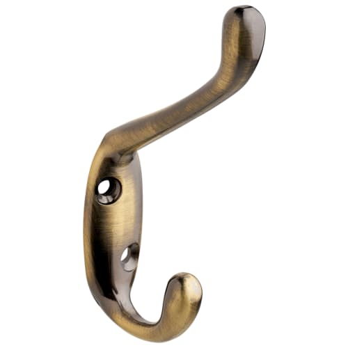 Wickes Hat Coat Hook Antique Brass