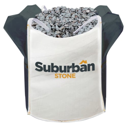 Suburban Stone 40mm Green Slate Jumbo Bag Wickes