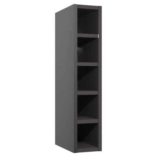 Wickes Madison Dark Grey Gloss Wine Rack 150mm Wickes