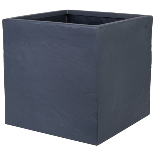 green ceramic flower pots LuxenHome Jade Green Ribbed 13.8-Inch Round Ceramic Planter