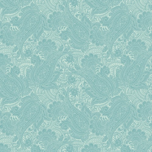 blue paisley wallpaper uk