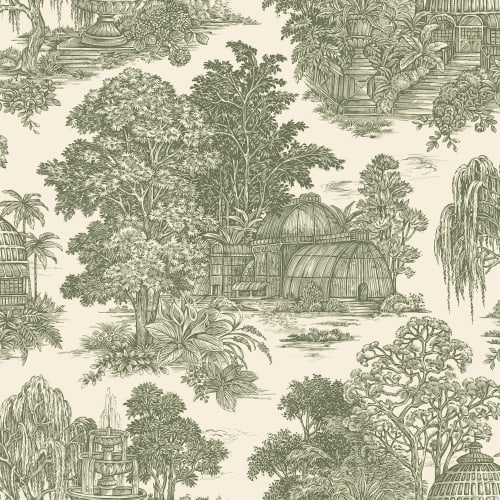 vintage green wallpaper uk