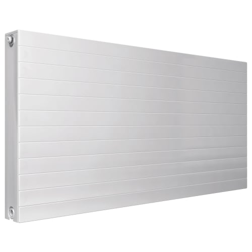 Henrad by Stelrad White Everest Double Panel Horizontal Designer
