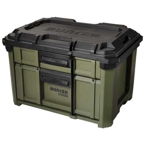 Bunker LOAD-UP Stacking 2 Drawer Tool Box - 570mm | Wickes.co.uk