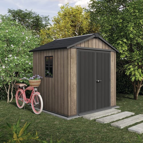 Keter Apex Newton Plus - Ashwood - 7 x 7.5ft | Wickes.co.uk
