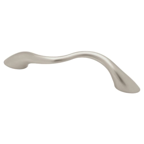 Wickes Wavy Designer Door Handle Matt Nickel 96mm Pack of 2
