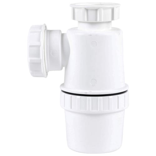 FloPlast TB47 White Bottle Trap - 40mm | Wickes.co.uk