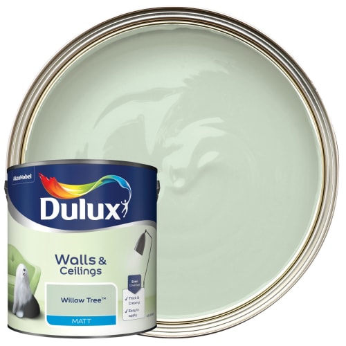 Dulux Walls & ceilings Willow tree Matt Emulsion paint, 2.5L