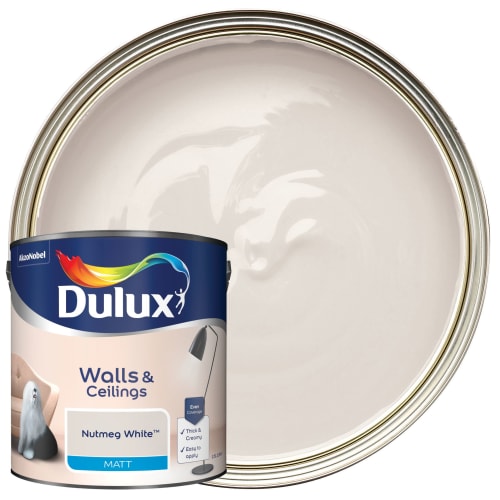 Dulux Matt Emulsion Paint Nutmeg White