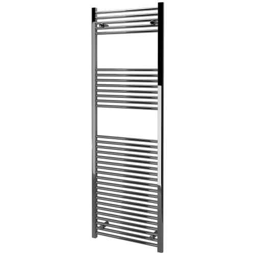 Kudox chrome flat ladder towel radiator hotsell