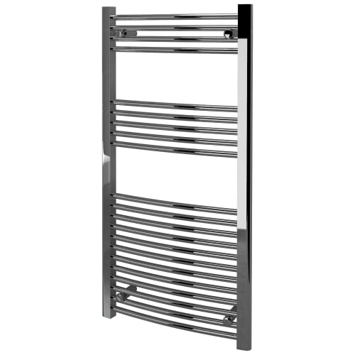 Kudox Chrome Curved Towel Radiator 1200 x 600mm Wickes